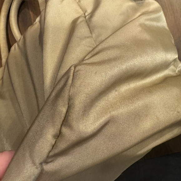 Prada Beige Green Nylon Handbag - Picture 11 of 14